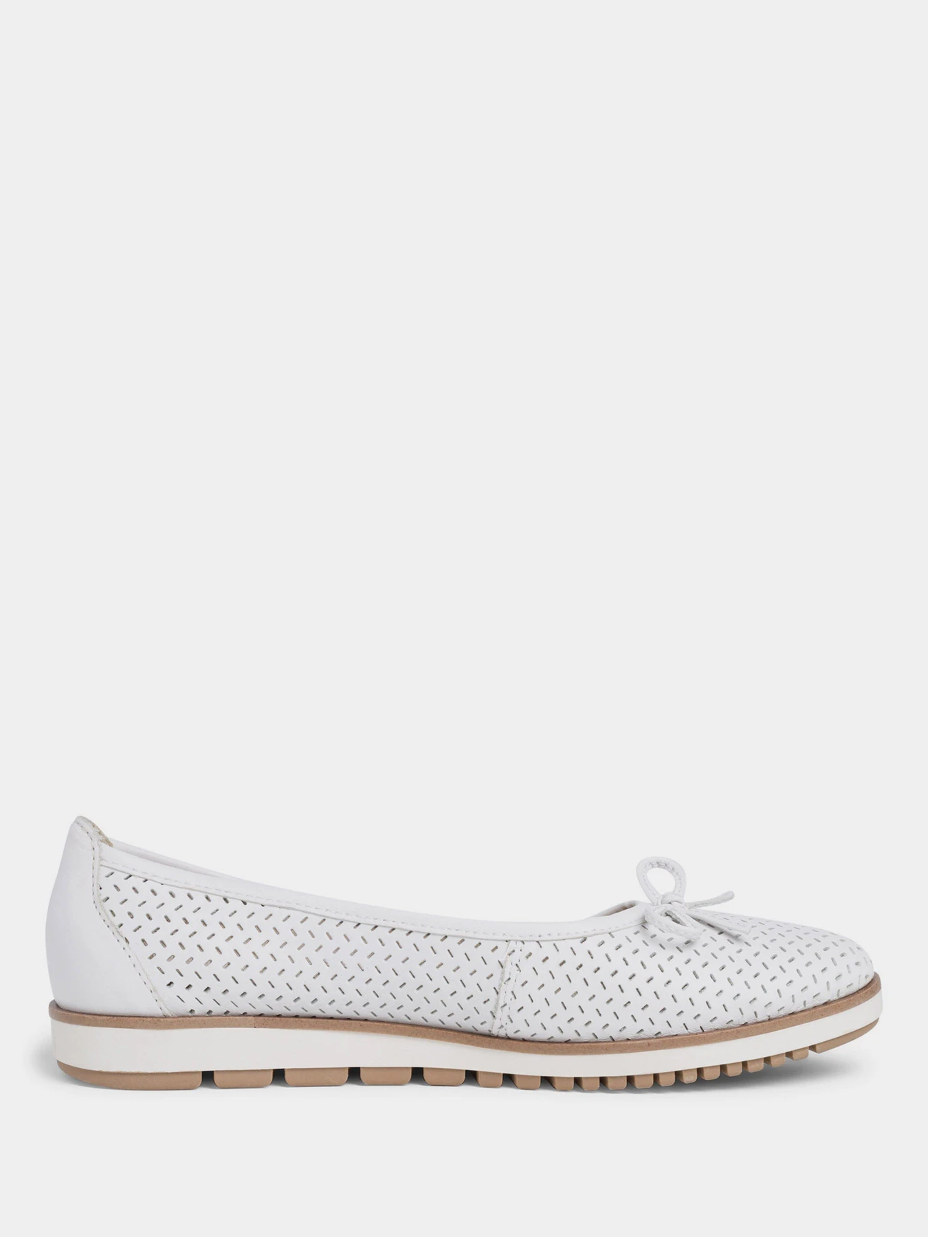Туфли и лоферы Tamaris модель 1-1-22121-26 117 WHITE LEATHER Туфли и лоферы Tamaris модель 1-1-22121-26 117 WHITE LEATHER Фото