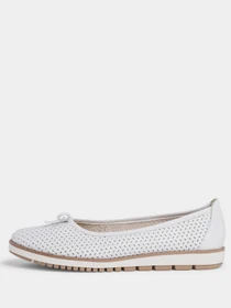 Туфли и лоферы Tamaris модель 1-1-22121-26 117 WHITE LEATHER Фото