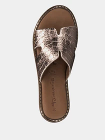 Шлёпанцы Tamaris модель 1-1-27135-26 979 ROSE GOLD CROC Фото