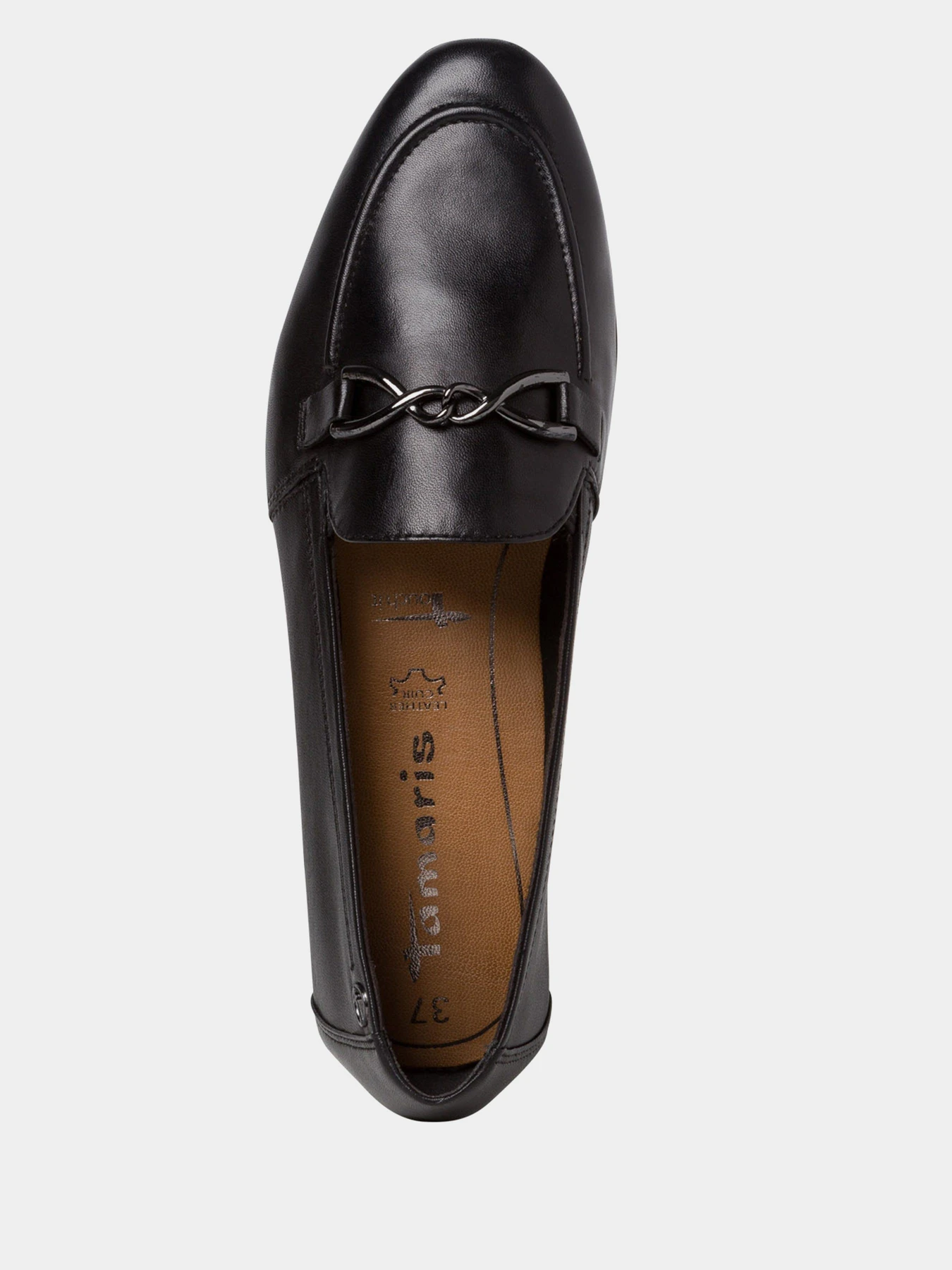 Туфли и лоферы Tamaris модель 1-1-24211-26 003 BLACK LEATHER Туфли и лоферы Tamaris модель 1-1-24211-26 003 BLACK LEATHER Фото