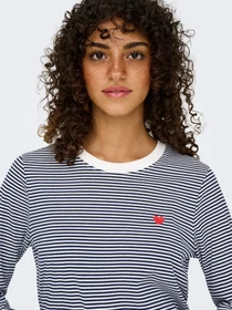 Худи и свитшоты JDY PISA L/S PRINT TOP JRS DIA модель 15359938_Cloud Dancer SKY CAPTAIN S Фото