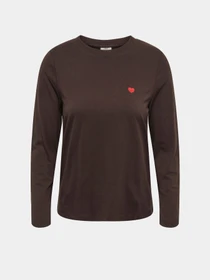 Худи и свитшоты JDY PISA L/S PRINT TOP JRS DIA модель 15359938_Coffee Bean BITTERSWEET HE Фото