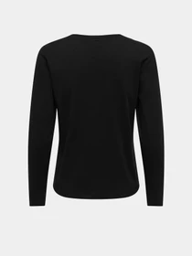 Худи и свитшоты JDY REX L/S V NECK TOP JRS модель 15379075_Black Фото