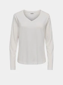 Худи и свитшоты JDY REX L/S V NECK TOP JRS модель 15379075_Cloud Dancer Фото