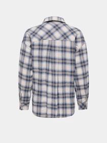 Рубашки JDY MAUVE L/S CHECK LOOSE SHIRT модель 15376549_Whitecap Gray BIJOU BLUE C Фото
