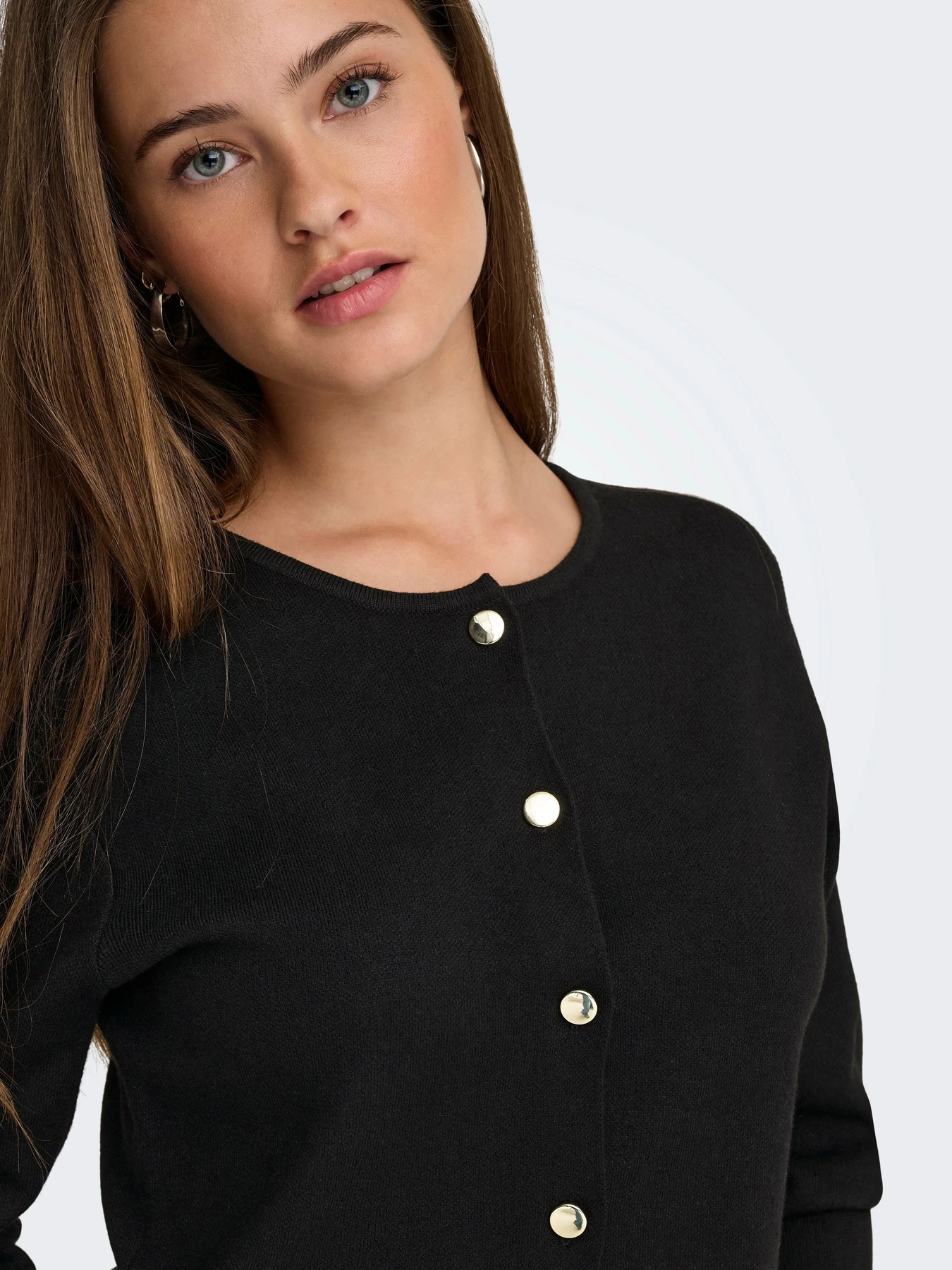Свитеры и кардиганы JDY PRIME LIFE L/S ON FITTED CARDI модель 15347276_Black Свитеры и кардиганы JDY PRIME LIFE L/S ON FITTED CARDI модель 15347276_Black Фото