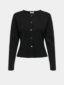 Свитеры и кардиганы JDY PRIME LIFE L/S ON FITTED CARDI модель 15347276_Black Фото