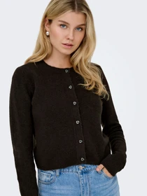 Свитеры и кардиганы JDY CHLOE L/S CARDIGAN KNT модель 15330581_Chocolate Torte MELANGE Фото
