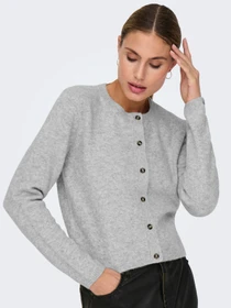 Свитеры и кардиганы JDY CHLOE L/S CARDIGAN KNT модель 15330581_Light Grey Melange Фото