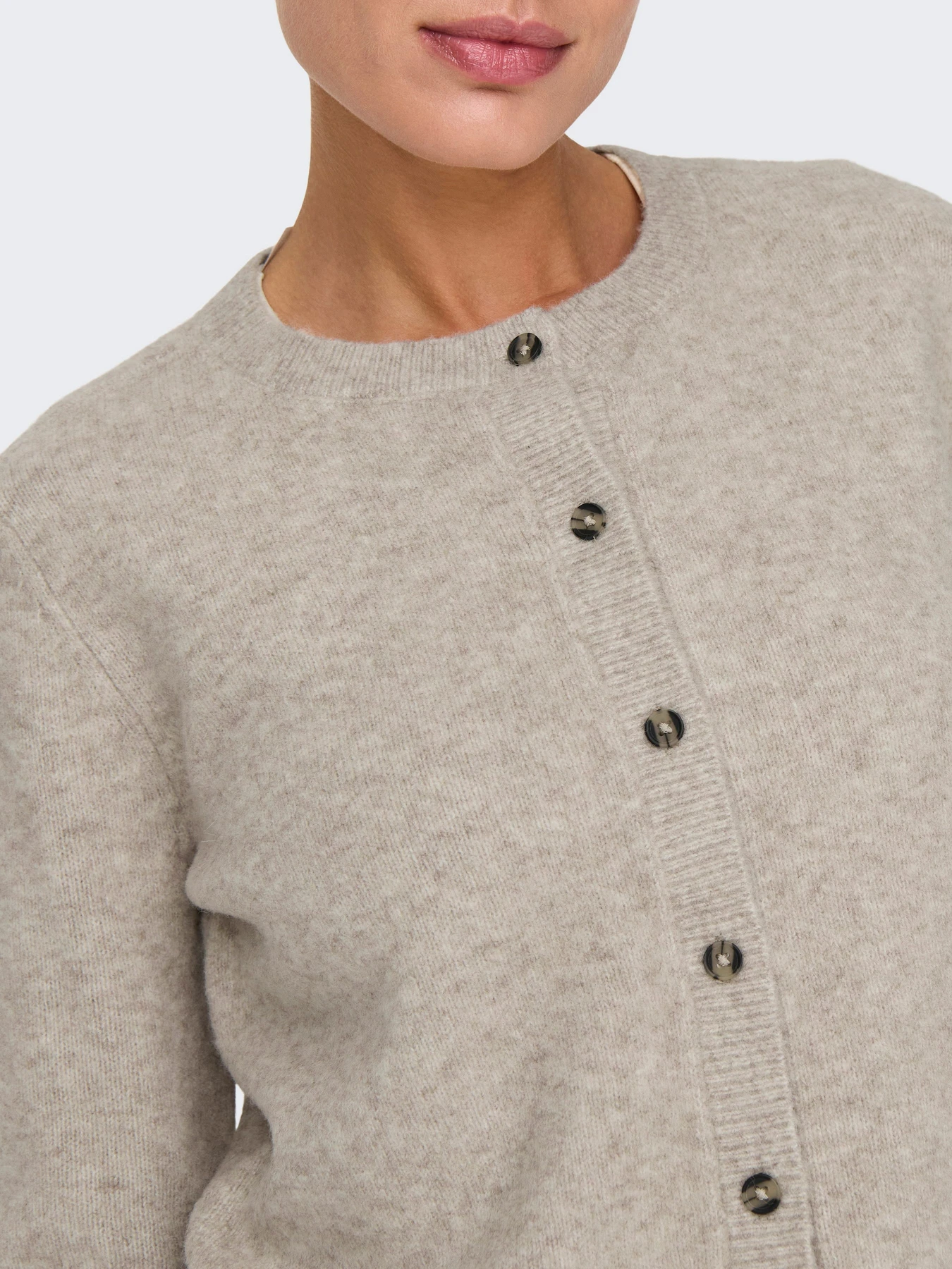 Свитеры и кардиганы JDY CHLOE L/S CARDIGAN KNT модель 15330581_Turtledove MELANGE Фото