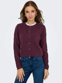 Свитеры и кардиганы JDY CHLOE L/S CARDIGAN KNT модель 15330581_Winetasting MELANGE Фото