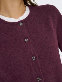 Свитеры и кардиганы JDY CHLOE L/S CARDIGAN KNT модель 15330581_Winetasting MELANGE Фото