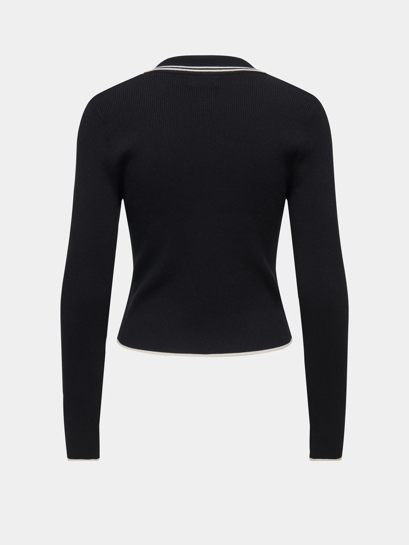 Свитеры и кардиганы JDY NANNA L/S SHORT COLLAR PULLOVE модель 15379117_Black W. eggnog contrast Свитеры и кардиганы JDY NANNA L/S SHORT COLLAR PULLOVE модель 15379117_Black W. eggnog contrast Фото