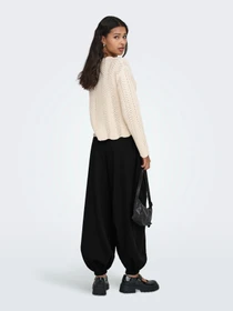 Брюки JDY PALOMA MW LOOSE PANT модель 15377891_Black Фото