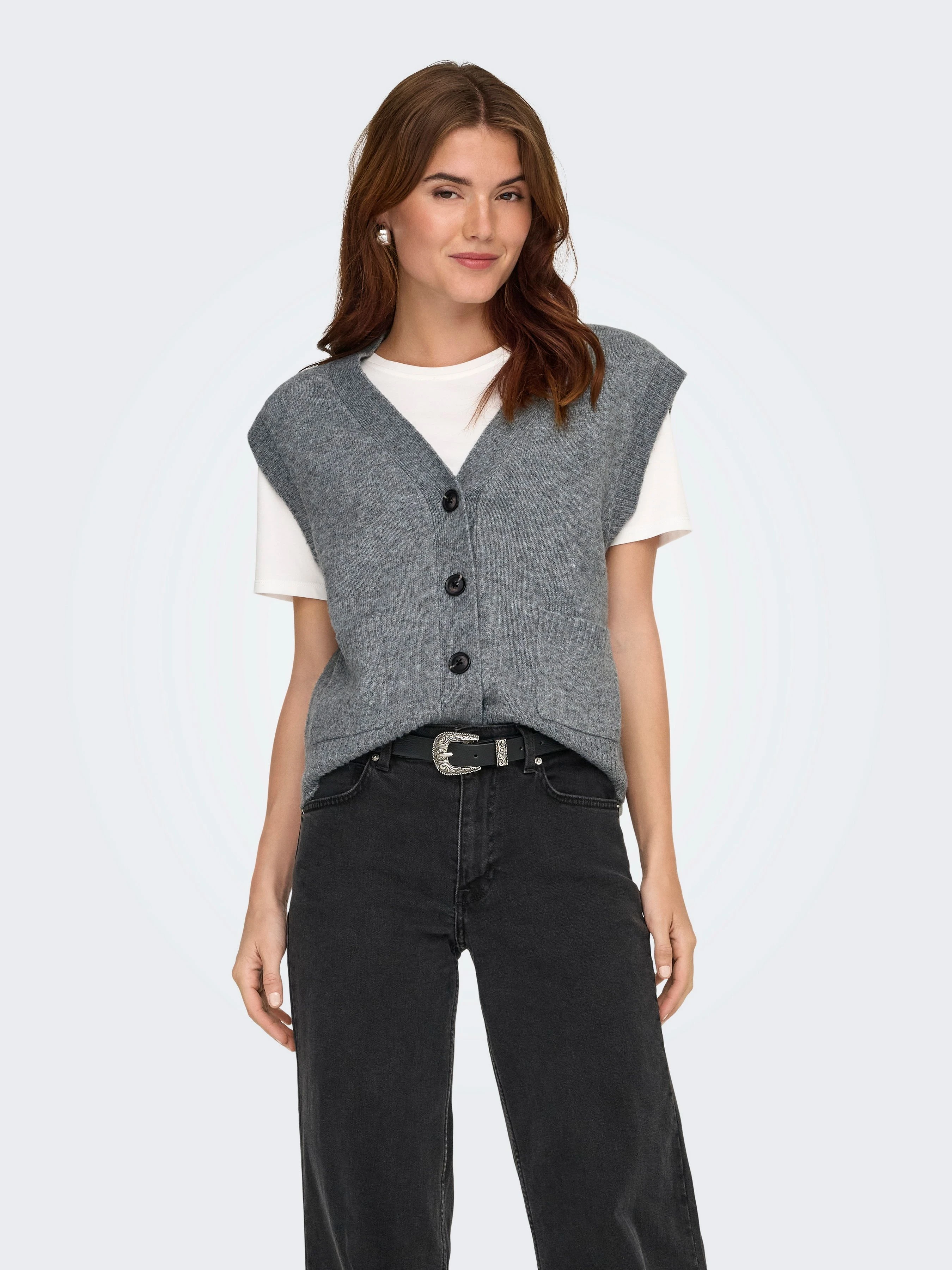 Жіночий Жилет JDY SUPER S/L V-NECK VEST KNT фото 2