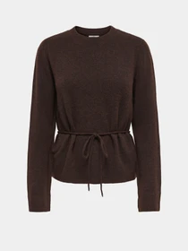 Свитеры и кардиганы JDY ELSA LIFE L/S ON TIE WAIST PUL модель 15376608_Coffee Bean MELANGE Фото