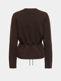 Свитеры и кардиганы JDY ELSA LIFE L/S ON TIE WAIST PUL модель 15376608_Coffee Bean MELANGE Фото