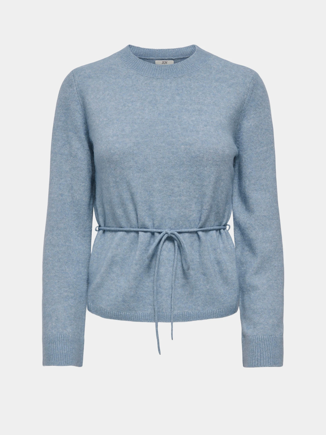 Свитеры и кардиганы JDY ELSA LIFE L/S ON TIE WAIST PUL модель 15376608_Windward Blue W. WHITE MEL Фото
