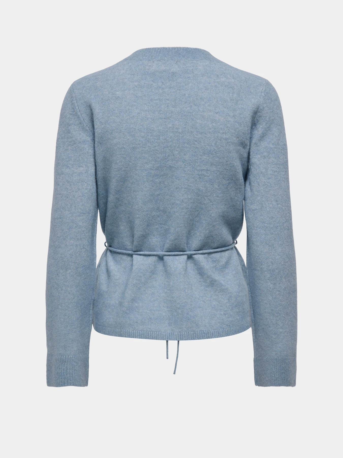 Свитеры и кардиганы JDY ELSA LIFE L/S ON TIE WAIST PUL модель 15376608_Windward Blue W. WHITE MEL Фото