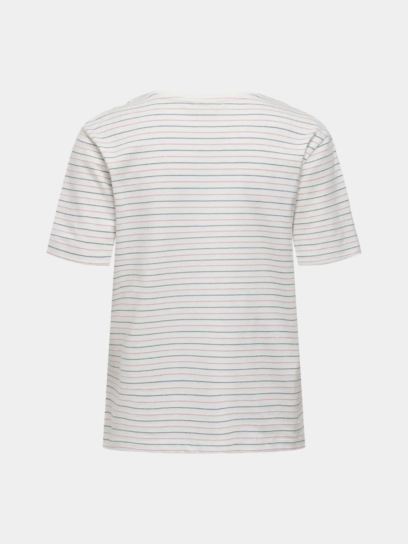 Футболки і поло JDY модель 15339302_Cloud Dancer LUREX STRIPES Футболки і поло JDY модель 15339302_Cloud Dancer LUREX STRIPES Фото