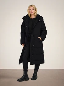 Куртки и дубленки JDY MAJA LONG PADDED JACKET OTW модель 15341701_Black DTM JDY LINING Фото