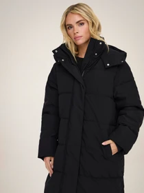 Куртки и дубленки JDY MAJA LONG PADDED JACKET OTW модель 15341701_Black DTM JDY LINING Фото