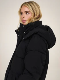 Куртки и дубленки JDY MAJA LONG PADDED JACKET OTW модель 15341701_Black DTM JDY LINING Фото