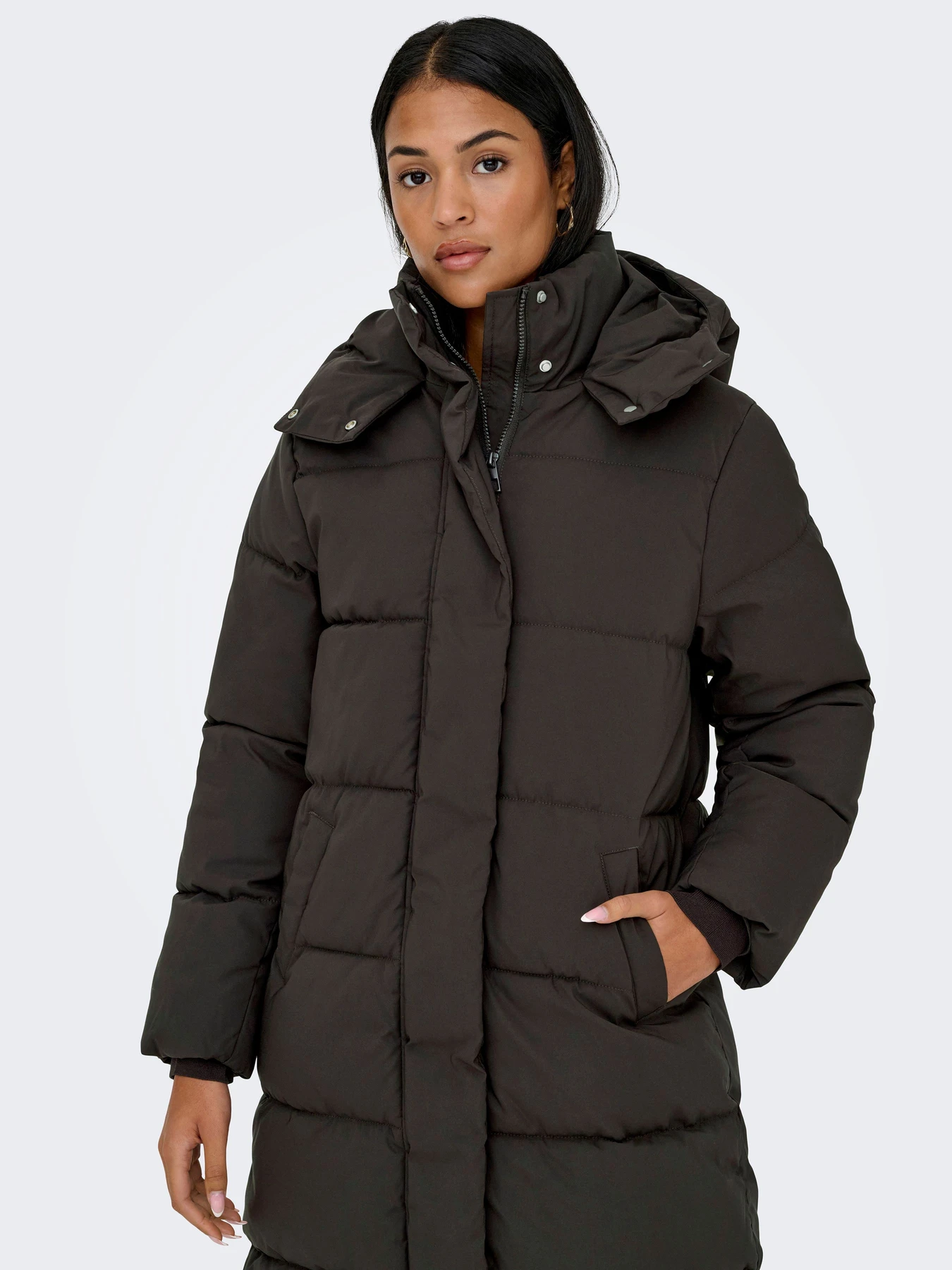 Куртки и дубленки JDY MAJA LONG PADDED JACKET OTW модель 15341701_Chocolate Torte DTM JDY LI Куртки и дубленки JDY MAJA LONG PADDED JACKET OTW модель 15341701_Chocolate Torte DTM JDY LI Фото