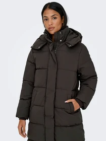 Куртки и дубленки JDY MAJA LONG PADDED JACKET OTW модель 15341701_Chocolate Torte DTM JDY LI Фото
