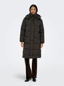 Куртки и дубленки JDY MAJA LONG PADDED JACKET OTW модель 15341701_Chocolate Torte DTM JDY LI Фото