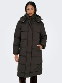 Куртки и дубленки JDY MAJA LONG PADDED JACKET OTW модель 15341701_Chocolate Torte DTM JDY LI Фото
