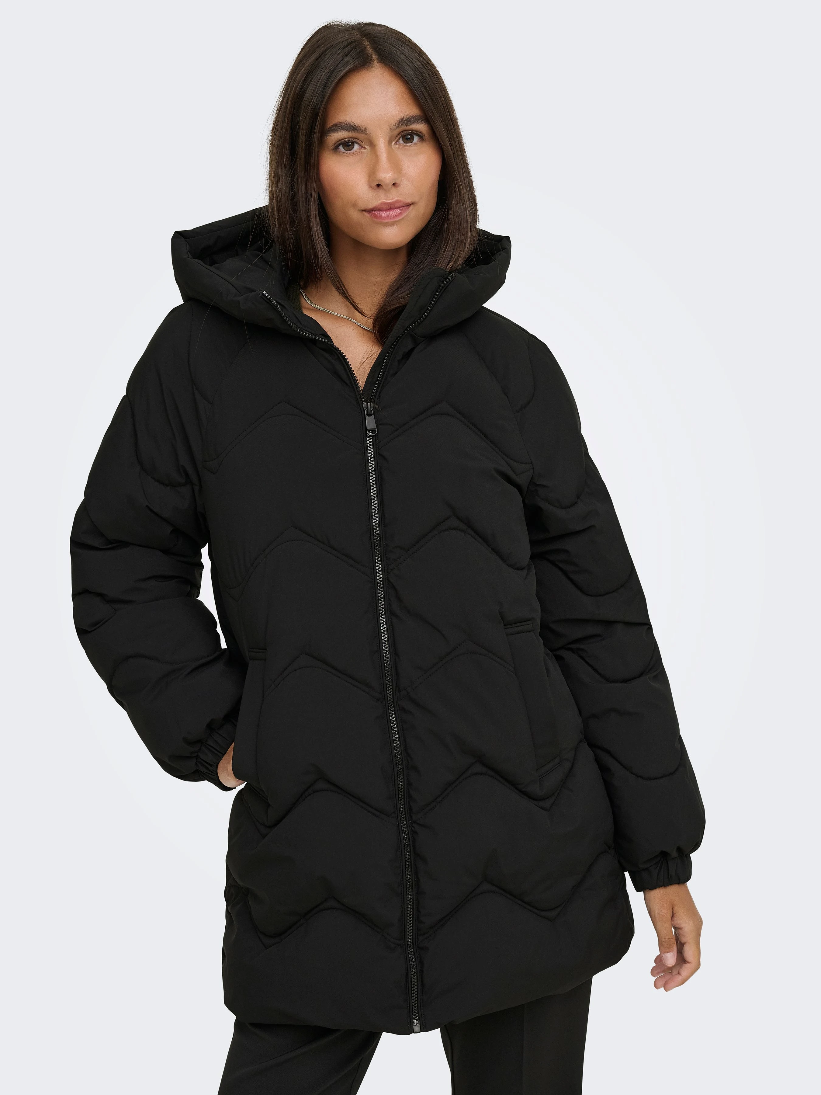 Жіноча Зимова куртка JDY POWER LONG HOOD PUFFER OTW