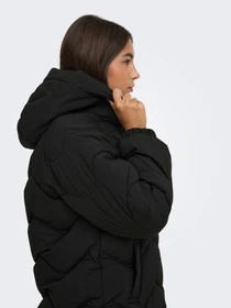Куртки и дубленки JDY POWER LONG HOOD PUFFER OTW модель 15376542_Black Фото