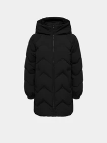 Куртки и дубленки JDY POWER LONG HOOD PUFFER OTW модель 15376542_Black Фото
