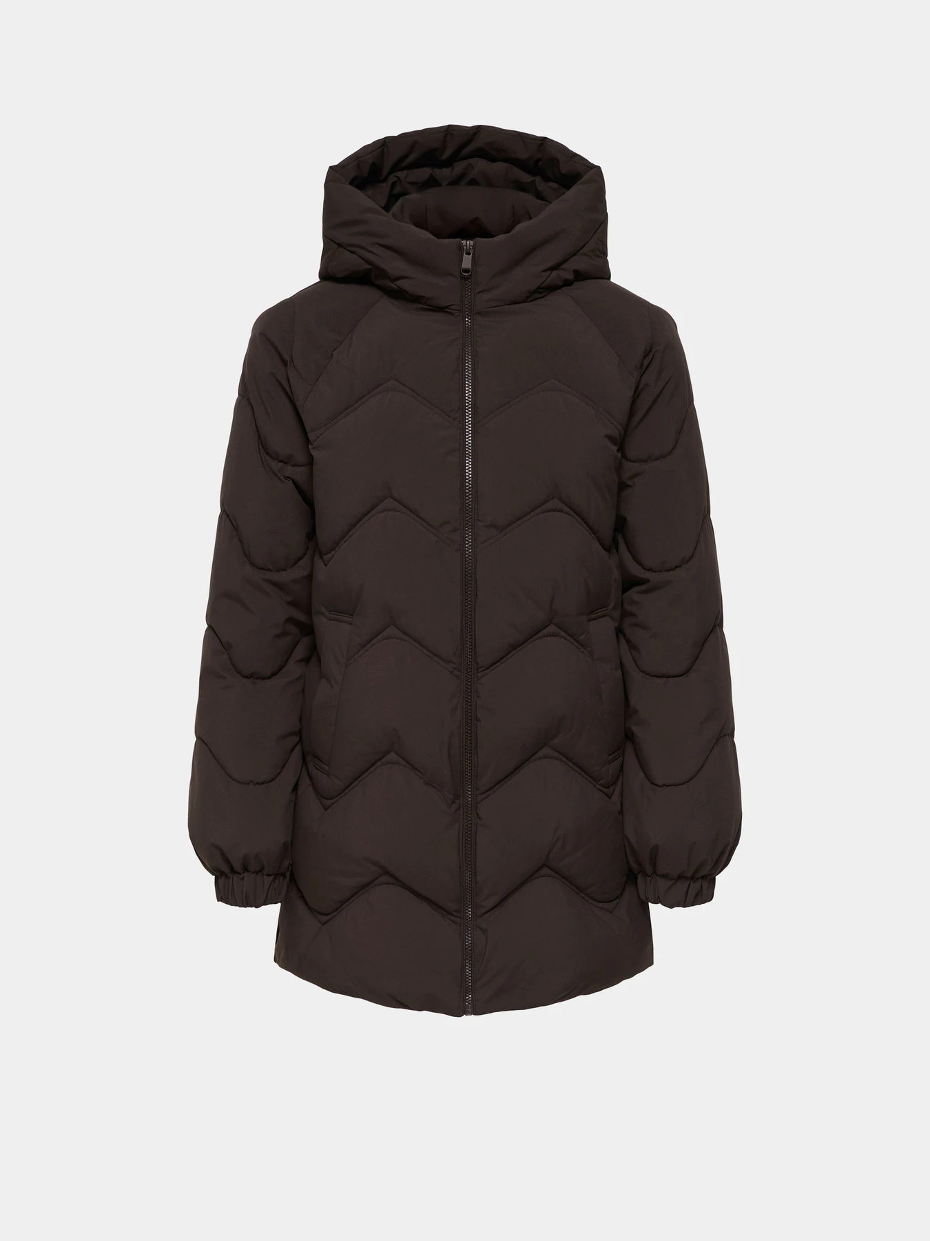 Куртки и дубленки JDY POWER LONG HOOD PUFFER OTW модель 15376542_Chocolate Torte Куртки и дубленки JDY POWER LONG HOOD PUFFER OTW модель 15376542_Chocolate Torte Фото