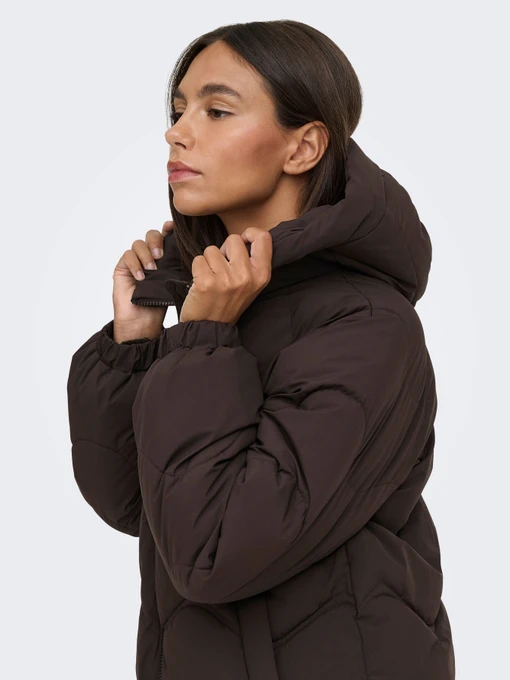 Жіноча Зимова куртка JDY POWER LONG HOOD PUFFER OTW фото 2
