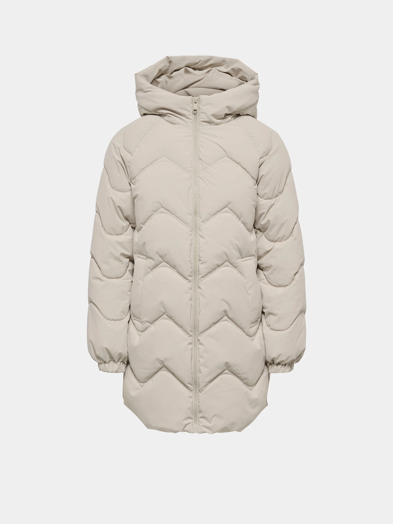 Куртки и дубленки JDY POWER LONG HOOD PUFFER OTW модель 15376542_Silver Lining Куртки и дубленки JDY POWER LONG HOOD PUFFER OTW модель 15376542_Silver Lining Фото