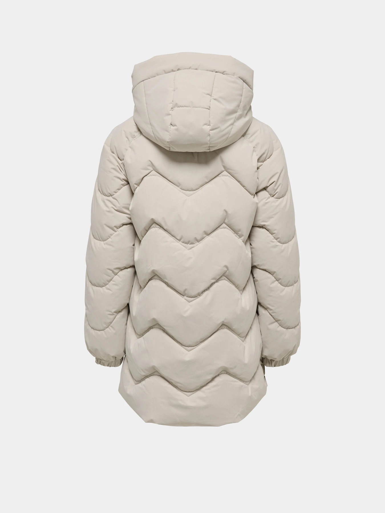 Куртки и дубленки JDY POWER LONG HOOD PUFFER OTW модель 15376542_Silver Lining Куртки и дубленки JDY POWER LONG HOOD PUFFER OTW модель 15376542_Silver Lining Фото