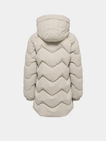 Куртки и дубленки JDY POWER LONG HOOD PUFFER OTW модель 15376542_Silver Lining Фото