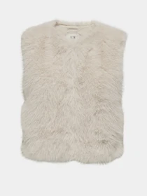Куртки та дублянки JDY ORA FAUX FUR WAISTCOAT модель 15359348_Birch Фото