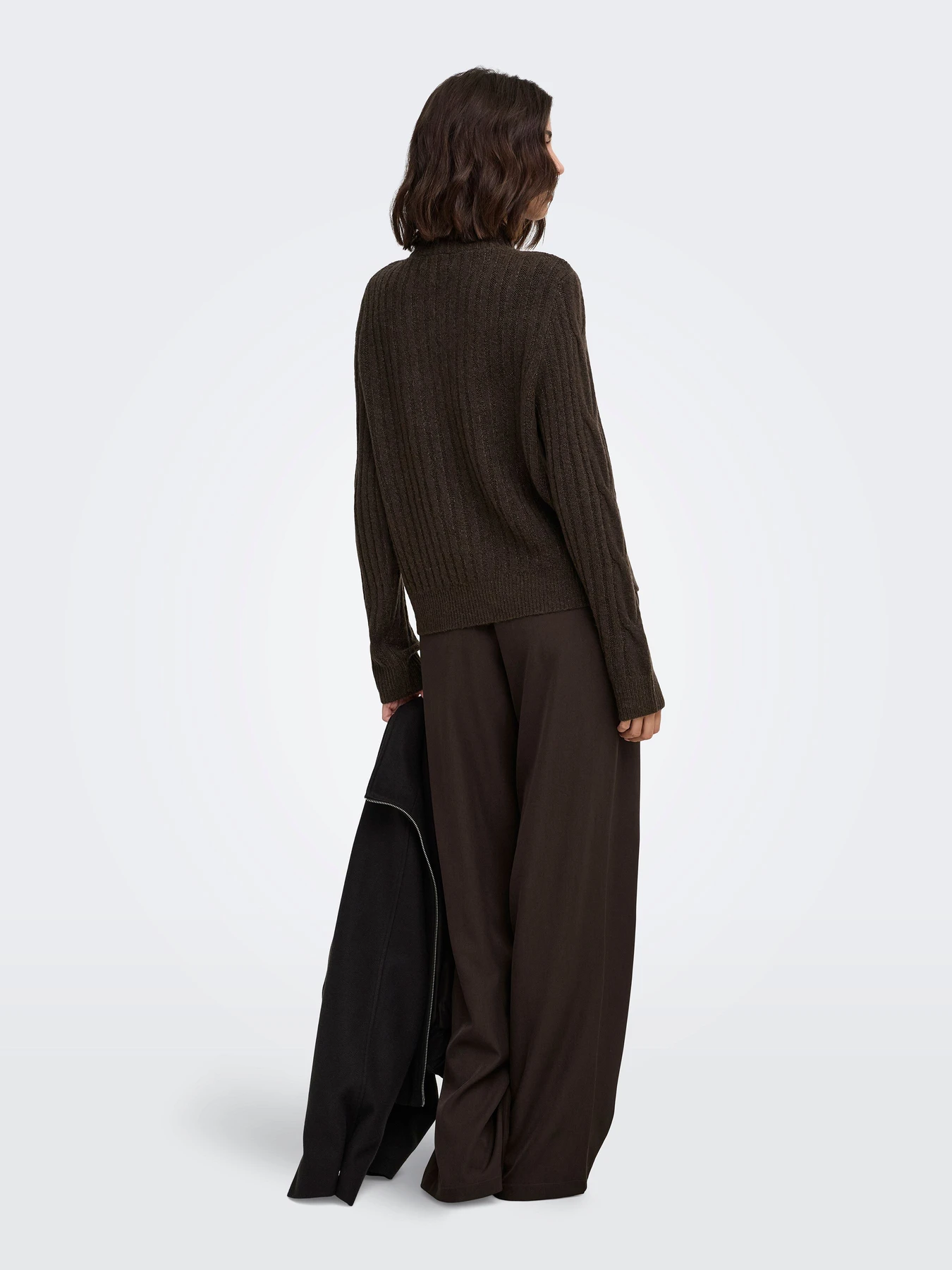 Светри та кардигани JDY ANDREA L/S ZIP CABLE PULLOVE K модель 15242811_Coffee Bean MELANGE W. GOL Светри та кардигани JDY ANDREA L/S ZIP CABLE PULLOVE K модель 15242811_Coffee Bean MELANGE W. GOL Фото