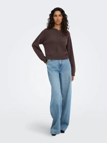 Худі та світшоти JDY RUE LIFE L/S SHORT HOOD PUL KN модель 15314870_Bracken MELANGE Фото