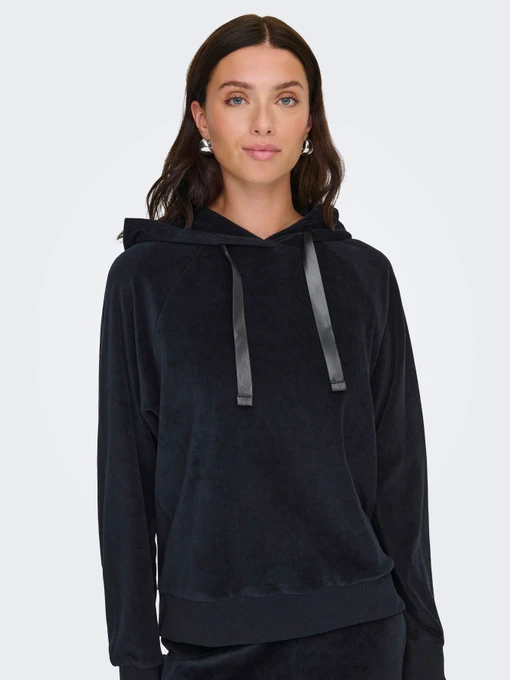 Жіноче Худі JDY VIDA L/S VELVET HOODIE TOP JRS фото 3