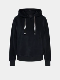 Худі та світшоти JDY VIDA L/S VELVET HOODIE TOP JRS модель 15361663_Black Фото