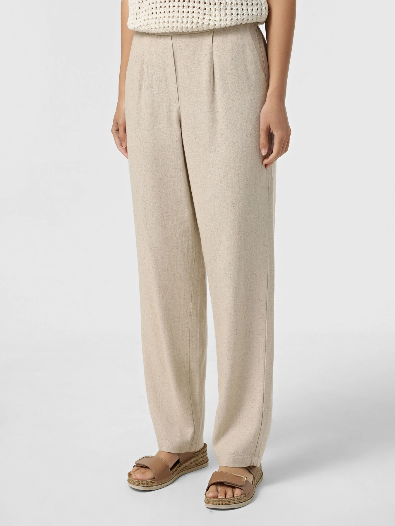 Брюки JDY модель 15338798_Oatmeal MELANGE Брюки JDY модель 15338798_Oatmeal MELANGE Фото