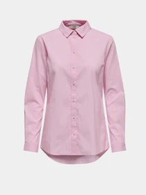 Рубашки JDY MIO L/S SHIRT модель 15149877_Shocking Pink SMALL WHITE Фото