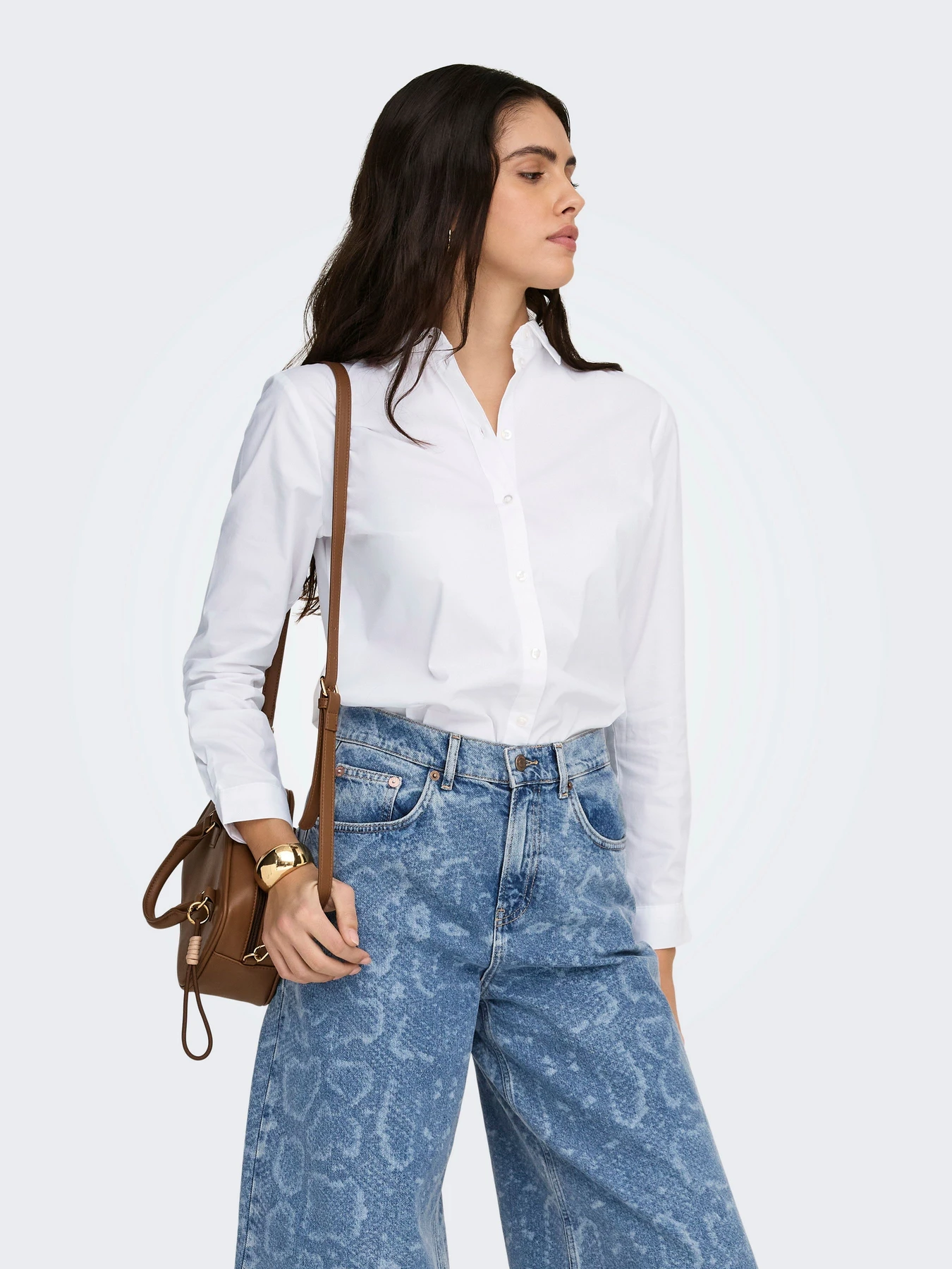 Сорочки JDY MIO L/S SHIRT модель 15149877_White Сорочки JDY MIO L/S SHIRT модель 15149877_White Фото