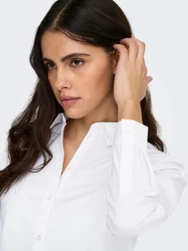 Сорочки JDY MIO L/S SHIRT модель 15149877_White Фото