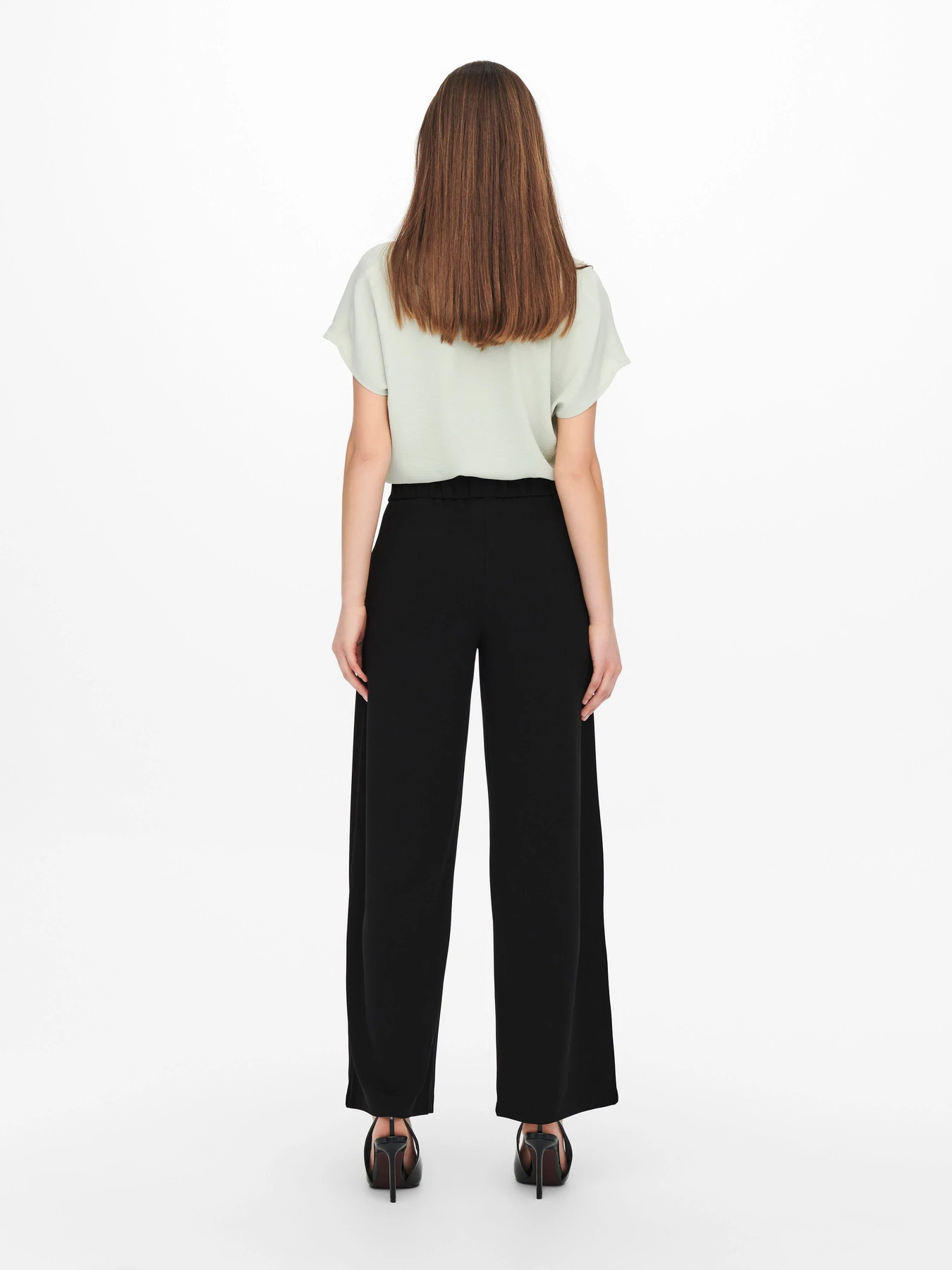 Штани JDY GEGGO LIFE NEW LONG PANT модель 15208430_Black BLACK BUTTONS Фото