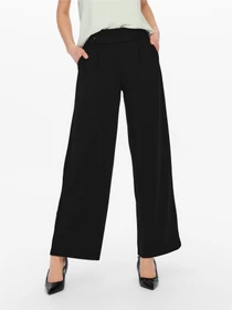 Брюки JDY GEGGO LIFE NEW LONG PANT модель 15208430_Black BLACK BUTTONS Фото